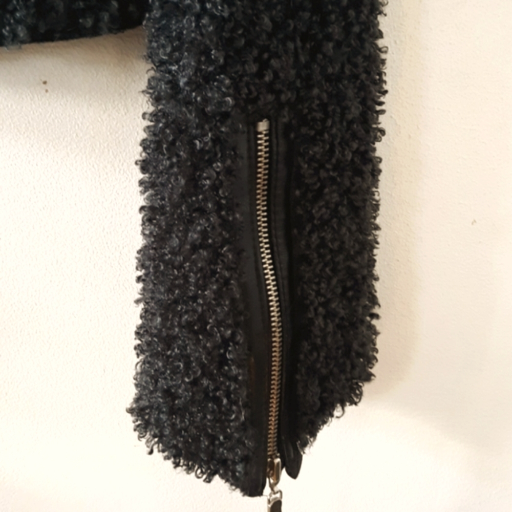 SEVEN 7 Teddy bear biker style jacket - Picture 6 of 8